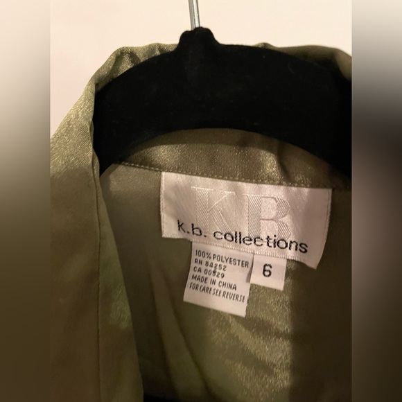 satin button down - Picture 5 of 6